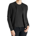 Women's Twinset Crew Neck Cardigan W/ Short Sleeve Shell - Black